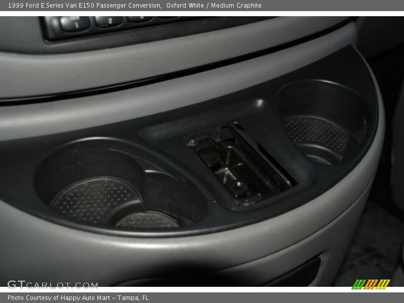 Oxford White / Medium Graphite 1999 Ford E Series Van E150 Passenger Conversion