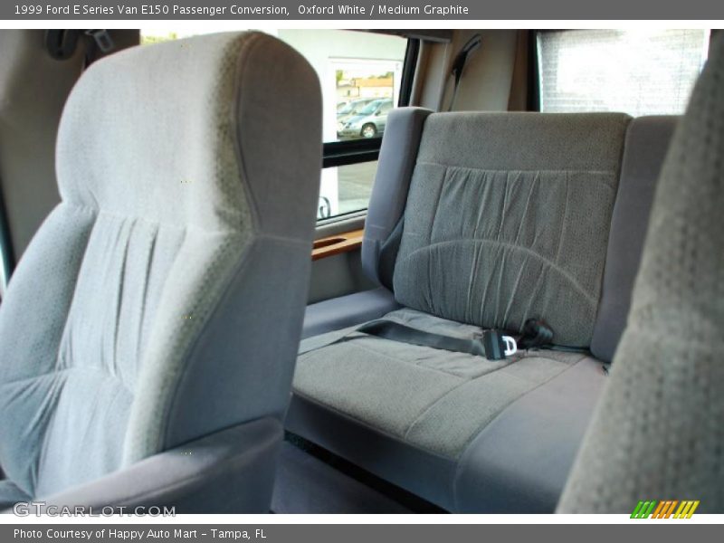 Oxford White / Medium Graphite 1999 Ford E Series Van E150 Passenger Conversion