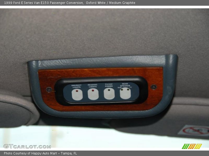 Oxford White / Medium Graphite 1999 Ford E Series Van E150 Passenger Conversion
