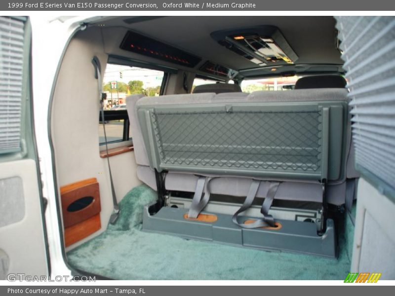 Oxford White / Medium Graphite 1999 Ford E Series Van E150 Passenger Conversion