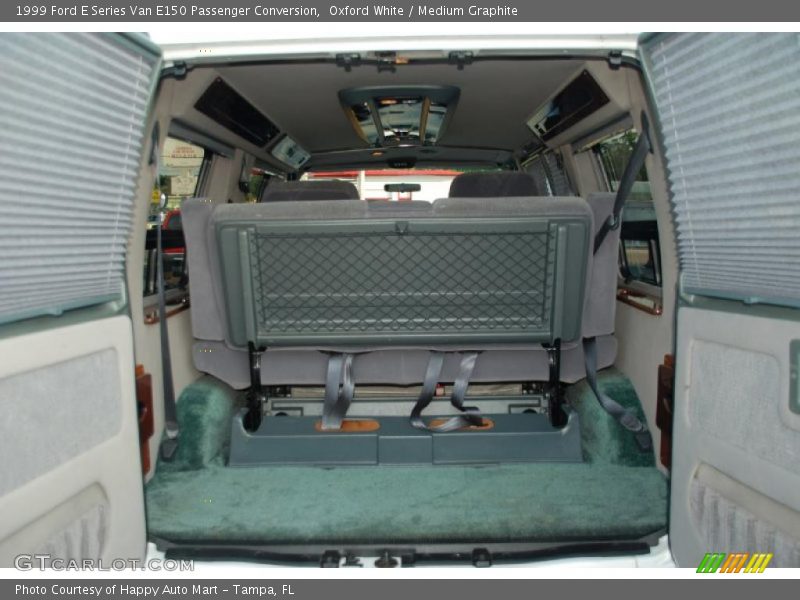 Oxford White / Medium Graphite 1999 Ford E Series Van E150 Passenger Conversion