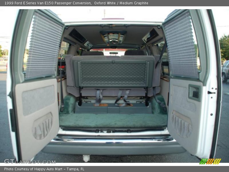 Oxford White / Medium Graphite 1999 Ford E Series Van E150 Passenger Conversion