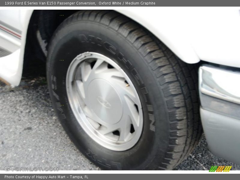 Oxford White / Medium Graphite 1999 Ford E Series Van E150 Passenger Conversion