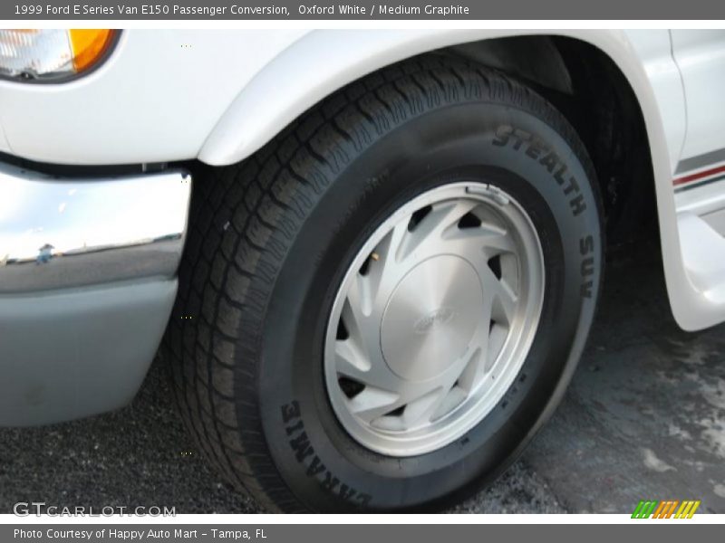 Oxford White / Medium Graphite 1999 Ford E Series Van E150 Passenger Conversion