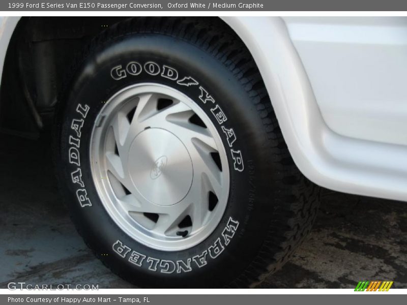 Oxford White / Medium Graphite 1999 Ford E Series Van E150 Passenger Conversion