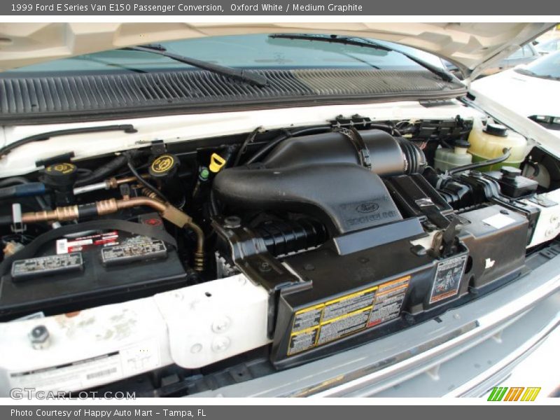 Oxford White / Medium Graphite 1999 Ford E Series Van E150 Passenger Conversion