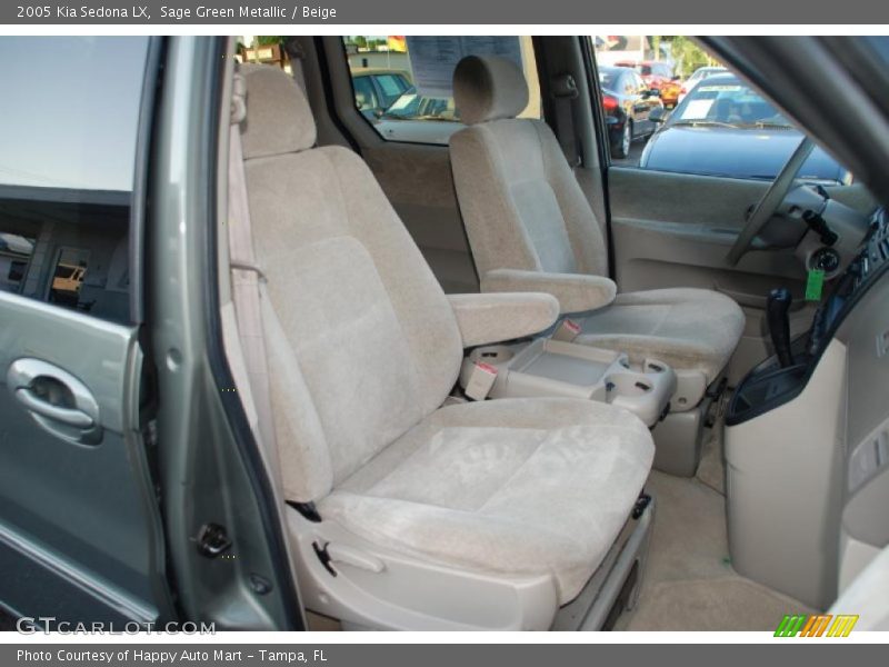 Sage Green Metallic / Beige 2005 Kia Sedona LX