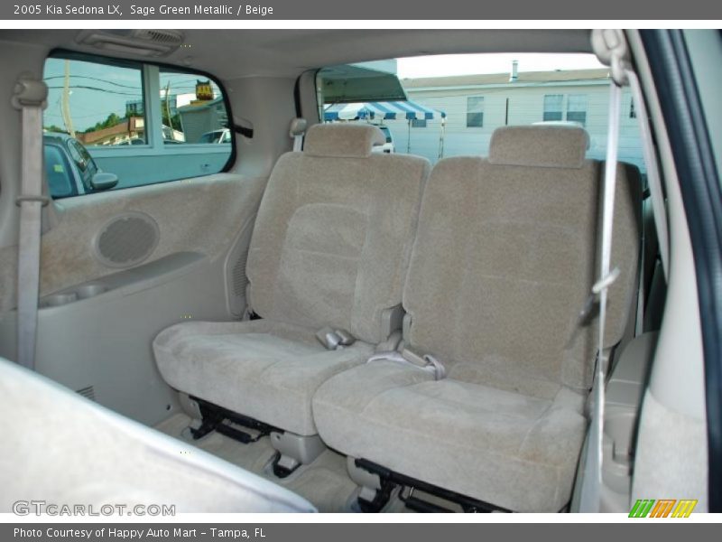 Sage Green Metallic / Beige 2005 Kia Sedona LX
