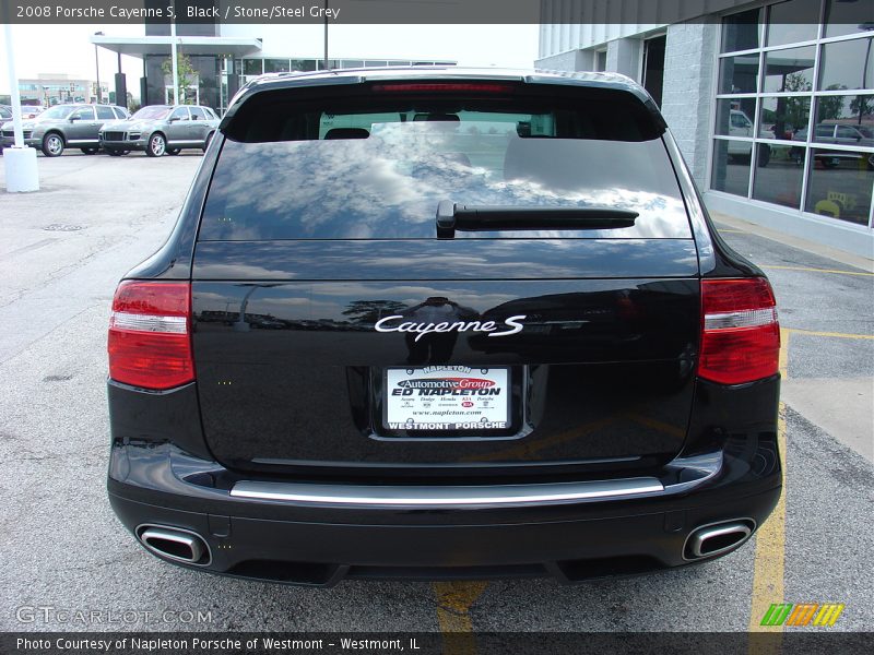 Black / Stone/Steel Grey 2008 Porsche Cayenne S