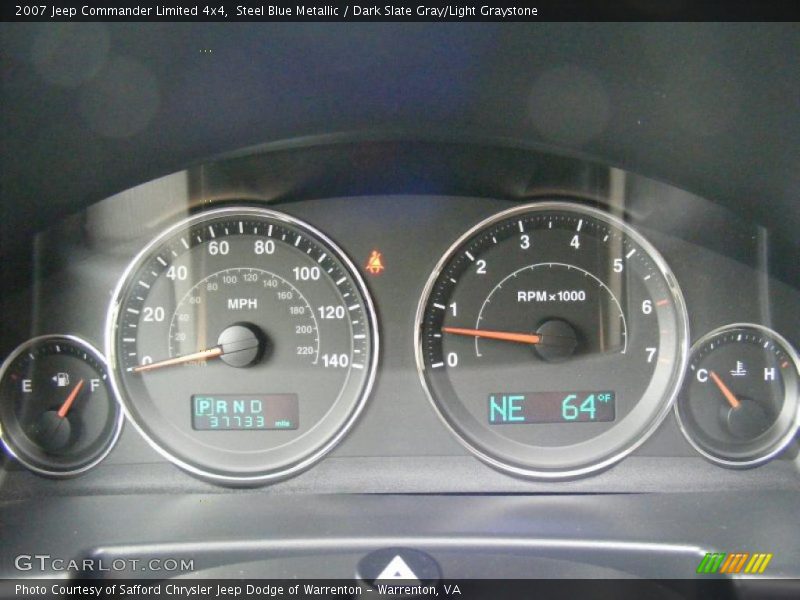 Steel Blue Metallic / Dark Slate Gray/Light Graystone 2007 Jeep Commander Limited 4x4