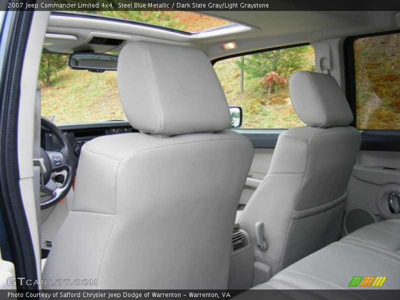 Steel Blue Metallic / Dark Slate Gray/Light Graystone 2007 Jeep Commander Limited 4x4