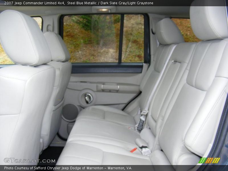Steel Blue Metallic / Dark Slate Gray/Light Graystone 2007 Jeep Commander Limited 4x4