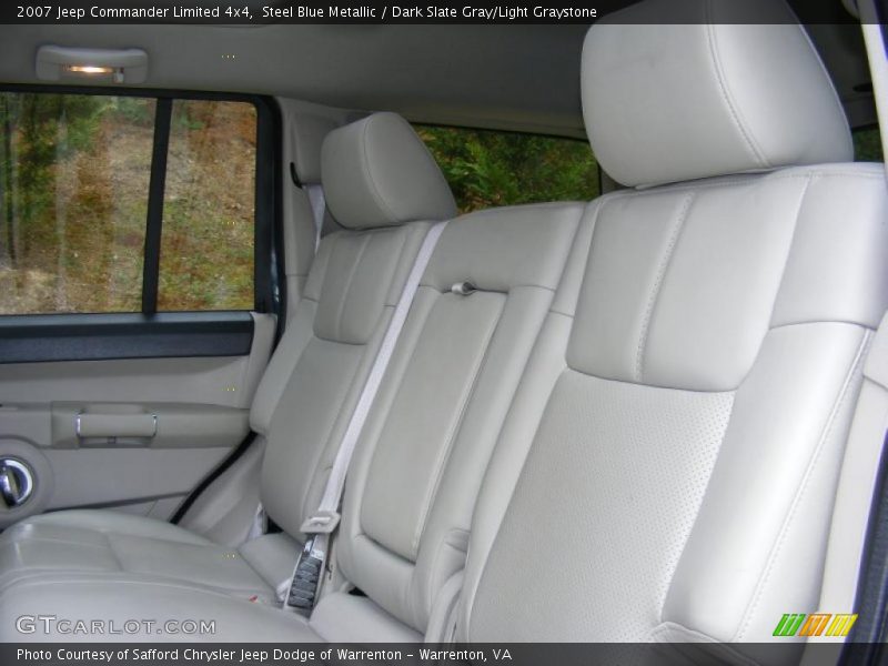 Steel Blue Metallic / Dark Slate Gray/Light Graystone 2007 Jeep Commander Limited 4x4