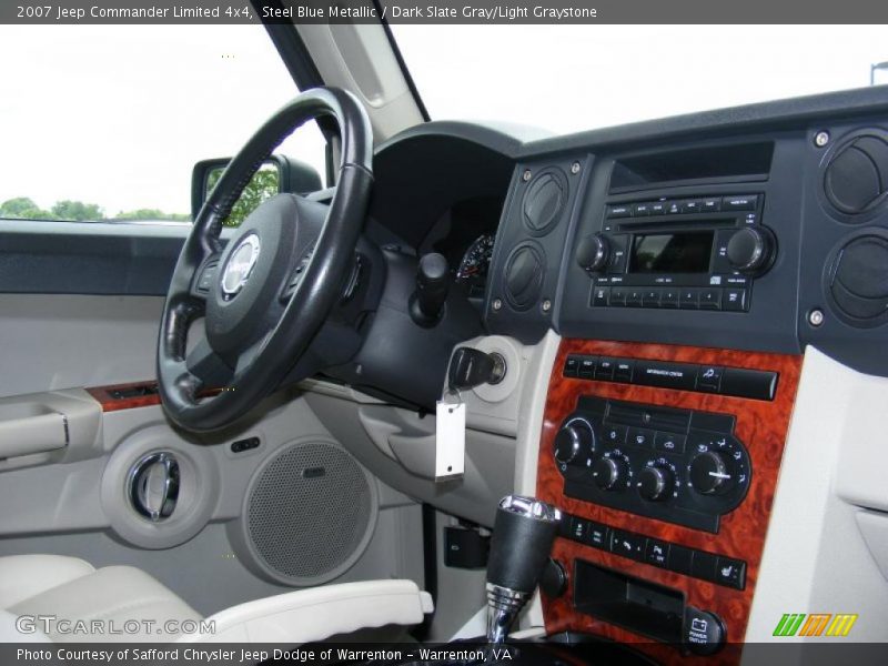 Steel Blue Metallic / Dark Slate Gray/Light Graystone 2007 Jeep Commander Limited 4x4