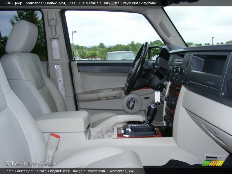 Steel Blue Metallic / Dark Slate Gray/Light Graystone 2007 Jeep Commander Limited 4x4
