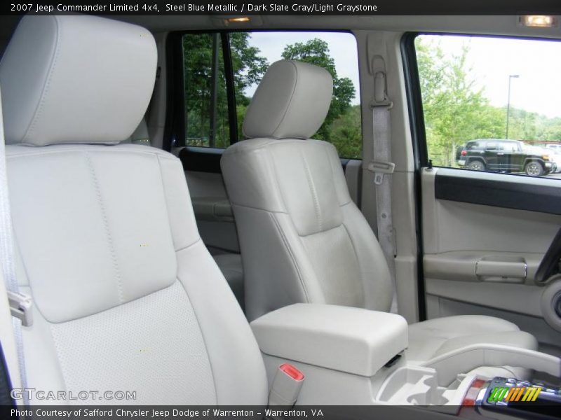 Steel Blue Metallic / Dark Slate Gray/Light Graystone 2007 Jeep Commander Limited 4x4