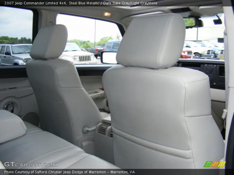 Steel Blue Metallic / Dark Slate Gray/Light Graystone 2007 Jeep Commander Limited 4x4