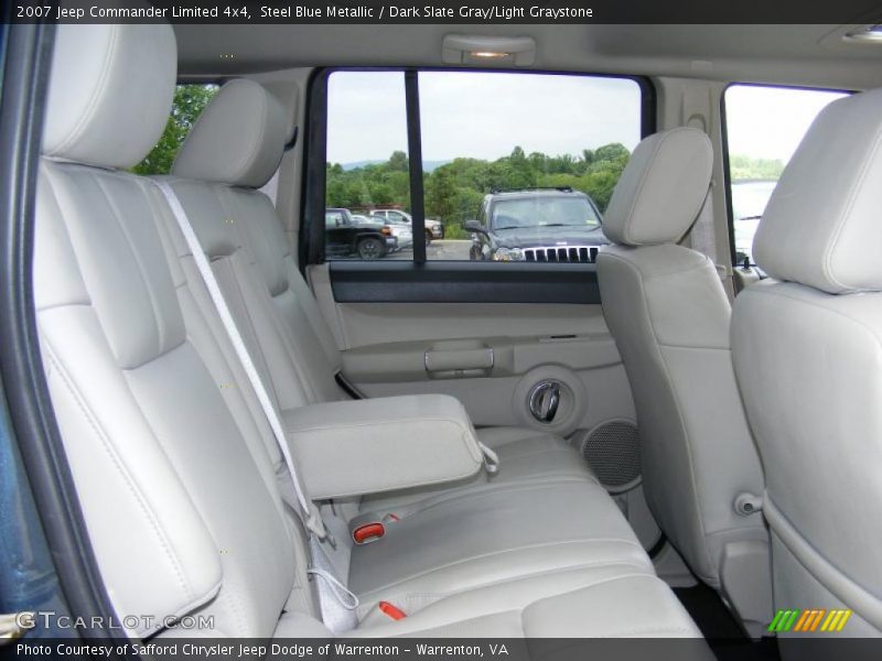 Steel Blue Metallic / Dark Slate Gray/Light Graystone 2007 Jeep Commander Limited 4x4