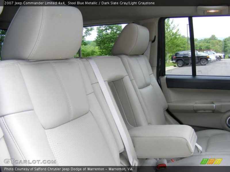 Steel Blue Metallic / Dark Slate Gray/Light Graystone 2007 Jeep Commander Limited 4x4