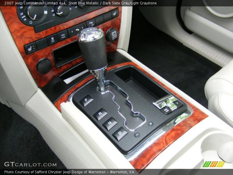 Steel Blue Metallic / Dark Slate Gray/Light Graystone 2007 Jeep Commander Limited 4x4