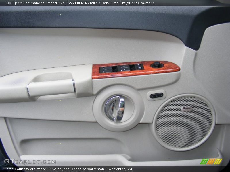 Steel Blue Metallic / Dark Slate Gray/Light Graystone 2007 Jeep Commander Limited 4x4