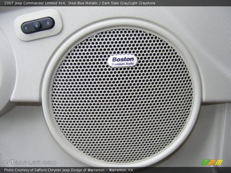 Steel Blue Metallic / Dark Slate Gray/Light Graystone 2007 Jeep Commander Limited 4x4