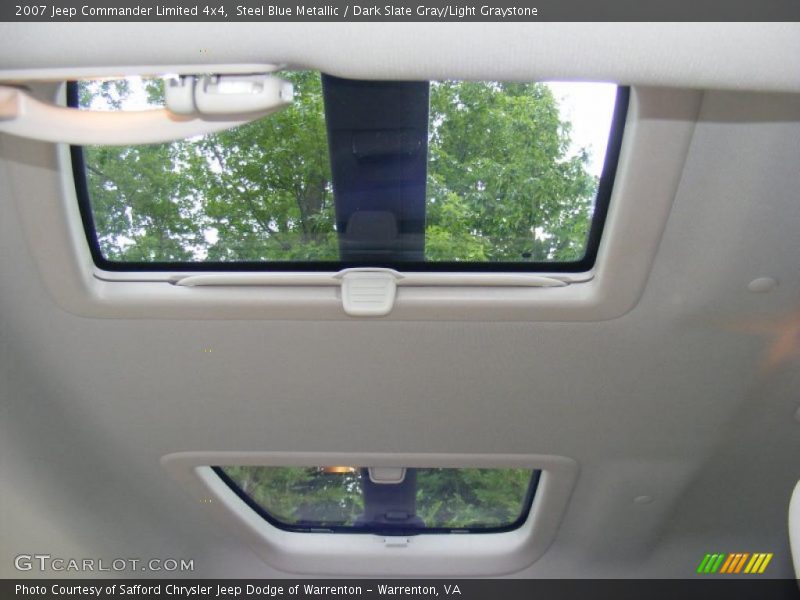 Steel Blue Metallic / Dark Slate Gray/Light Graystone 2007 Jeep Commander Limited 4x4