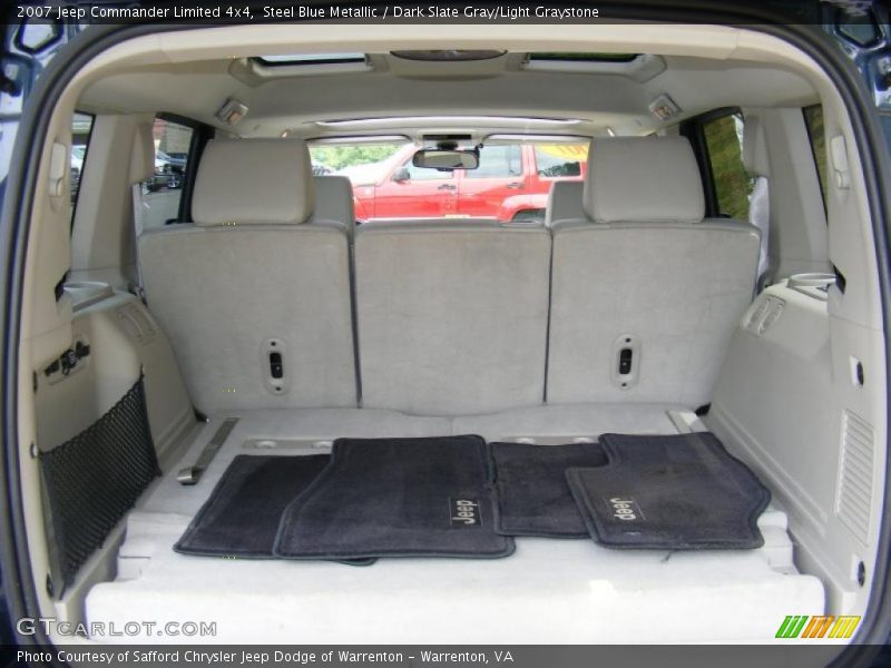 Steel Blue Metallic / Dark Slate Gray/Light Graystone 2007 Jeep Commander Limited 4x4