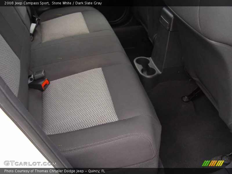 Stone White / Dark Slate Gray 2008 Jeep Compass Sport