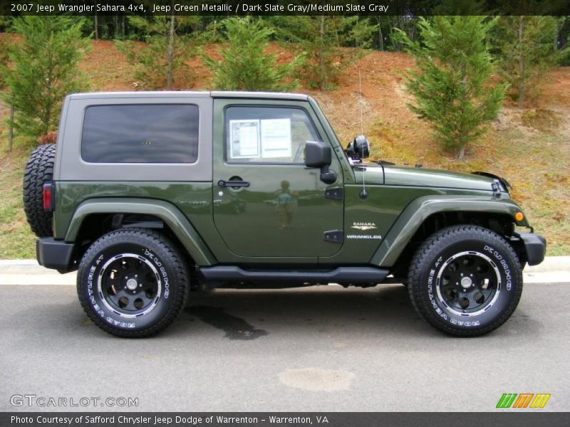 Jeep Green Metallic / Dark Slate Gray/Medium Slate Gray 2007 Jeep Wrangler Sahara 4x4