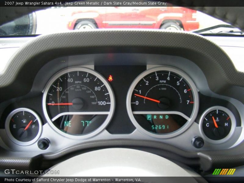 Jeep Green Metallic / Dark Slate Gray/Medium Slate Gray 2007 Jeep Wrangler Sahara 4x4