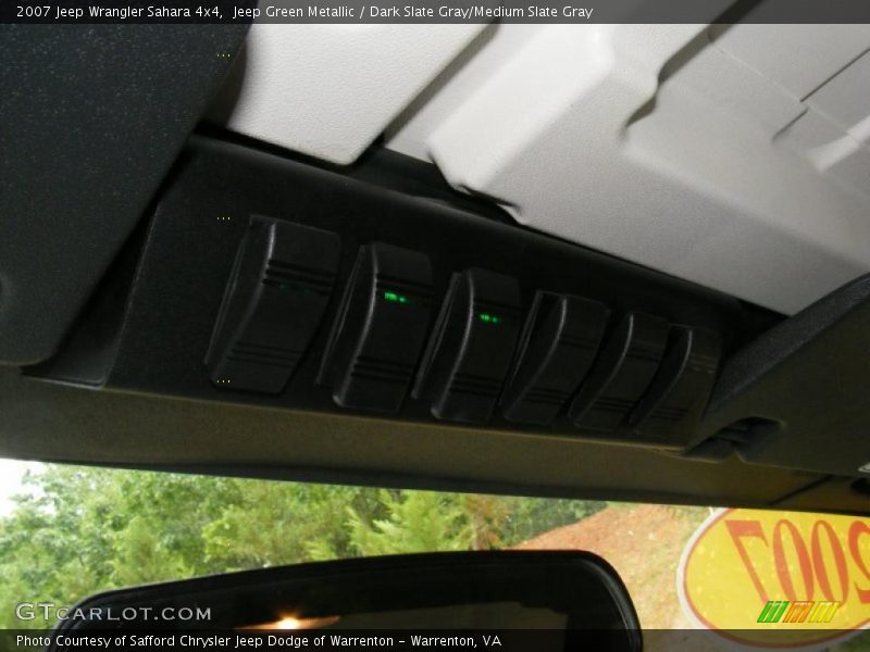 Jeep Green Metallic / Dark Slate Gray/Medium Slate Gray 2007 Jeep Wrangler Sahara 4x4