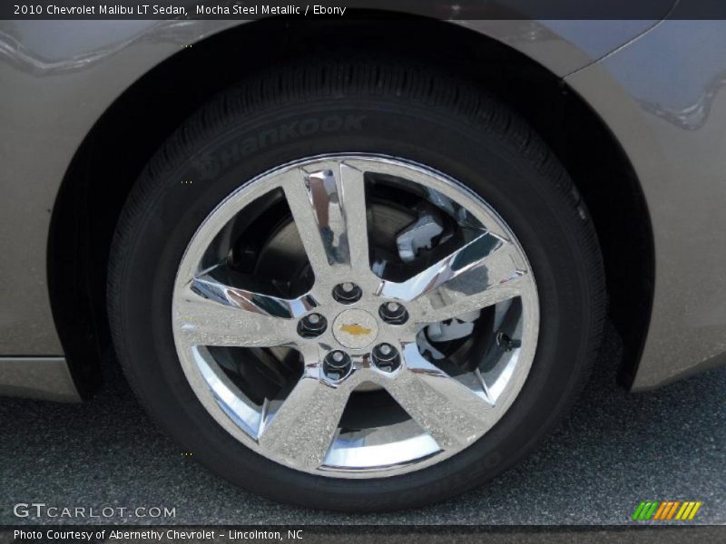 Mocha Steel Metallic / Ebony 2010 Chevrolet Malibu LT Sedan