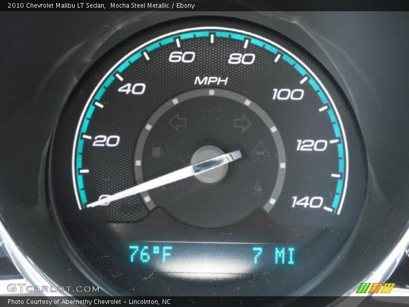 Mocha Steel Metallic / Ebony 2010 Chevrolet Malibu LT Sedan