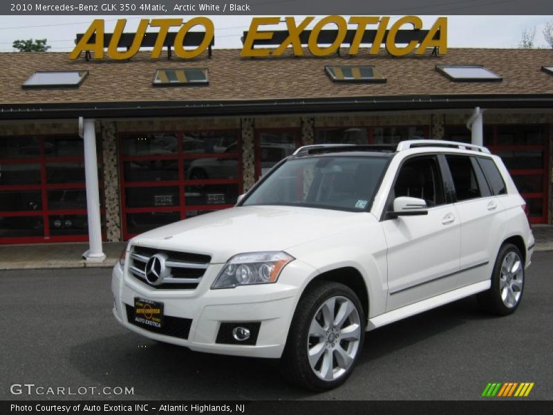 Arctic White / Black 2010 Mercedes-Benz GLK 350 4Matic