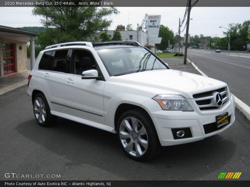 Arctic White / Black 2010 Mercedes-Benz GLK 350 4Matic
