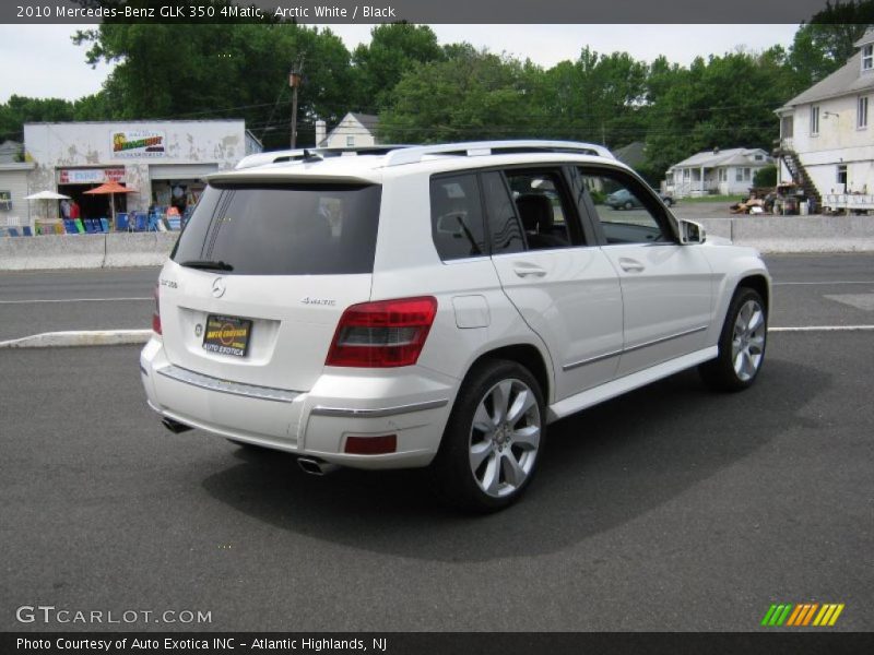 Arctic White / Black 2010 Mercedes-Benz GLK 350 4Matic