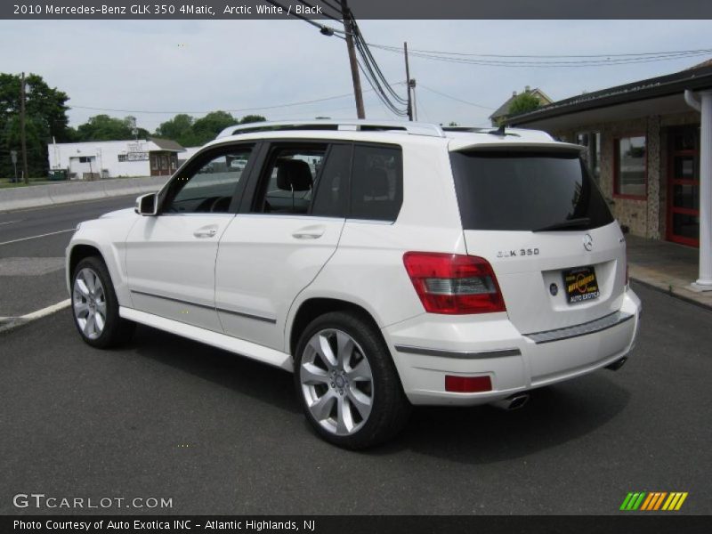 Arctic White / Black 2010 Mercedes-Benz GLK 350 4Matic