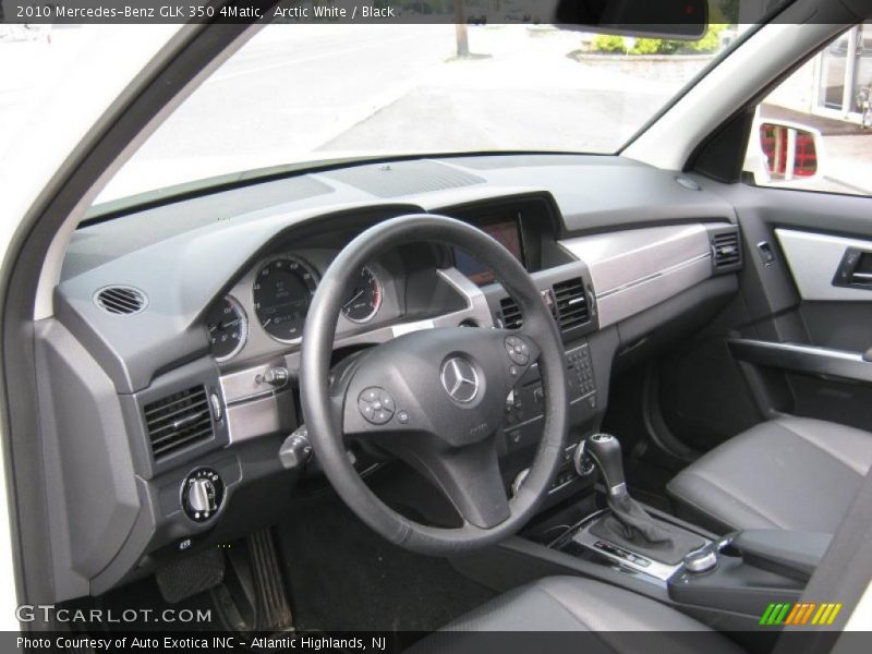 Arctic White / Black 2010 Mercedes-Benz GLK 350 4Matic