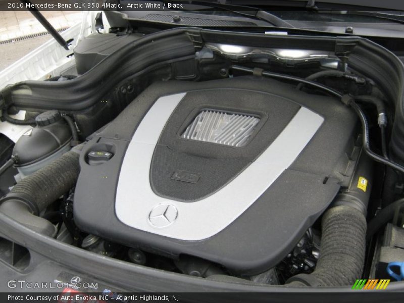 Arctic White / Black 2010 Mercedes-Benz GLK 350 4Matic