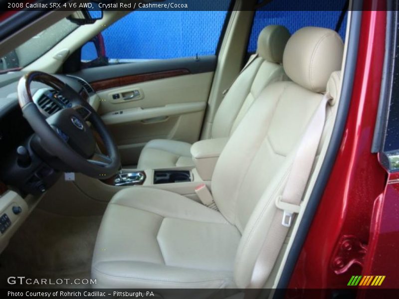 Crystal Red / Cashmere/Cocoa 2008 Cadillac SRX 4 V6 AWD