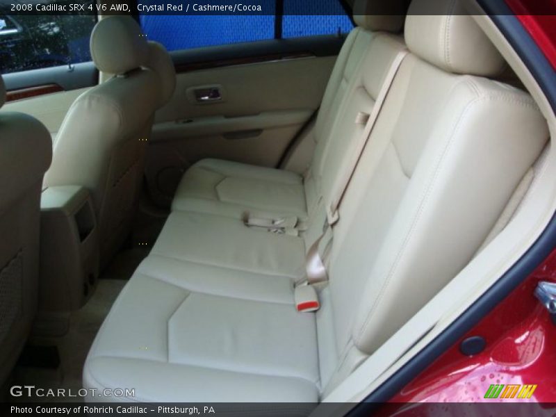 Crystal Red / Cashmere/Cocoa 2008 Cadillac SRX 4 V6 AWD