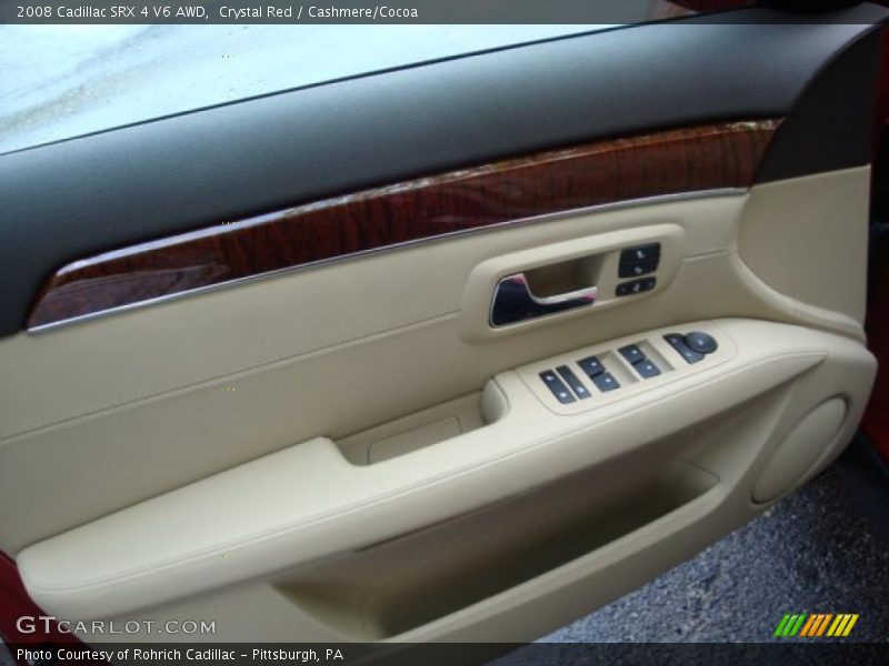 Crystal Red / Cashmere/Cocoa 2008 Cadillac SRX 4 V6 AWD