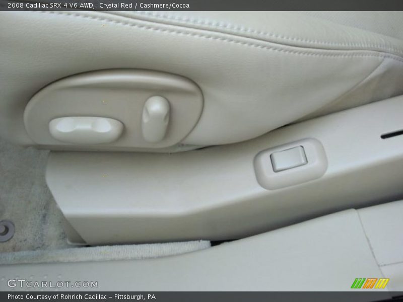 Crystal Red / Cashmere/Cocoa 2008 Cadillac SRX 4 V6 AWD