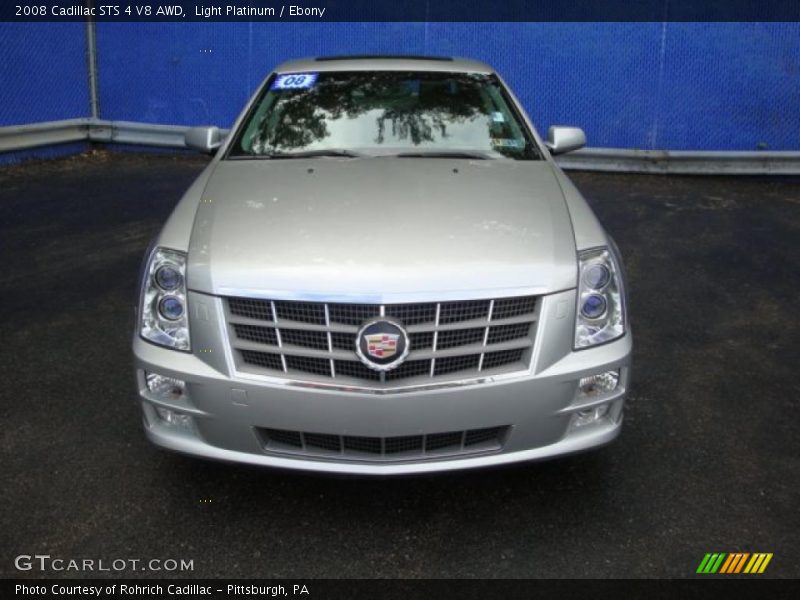 Light Platinum / Ebony 2008 Cadillac STS 4 V8 AWD