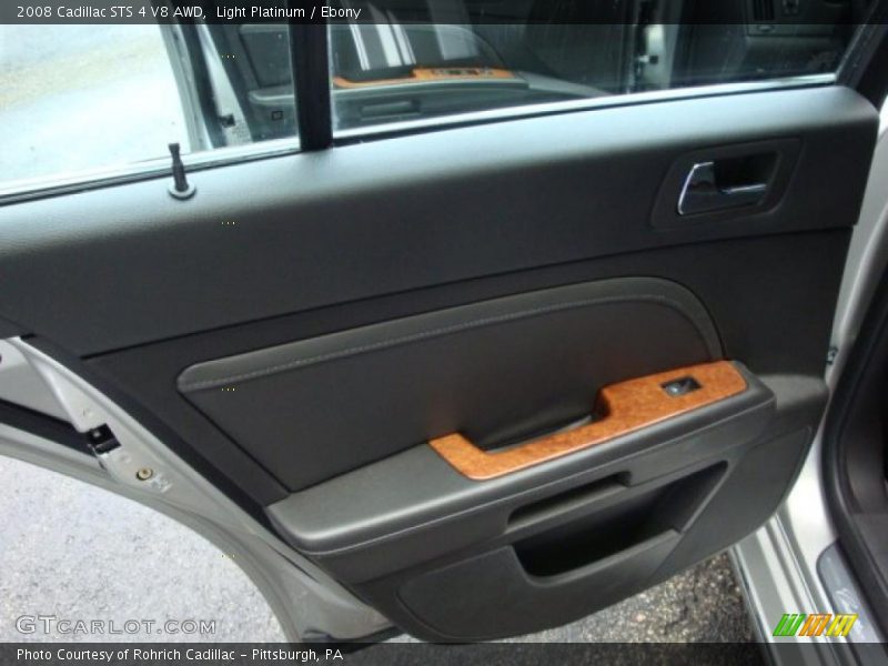 Light Platinum / Ebony 2008 Cadillac STS 4 V8 AWD