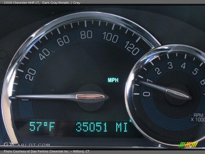 Dark Gray Metallic / Gray 2009 Chevrolet HHR LT