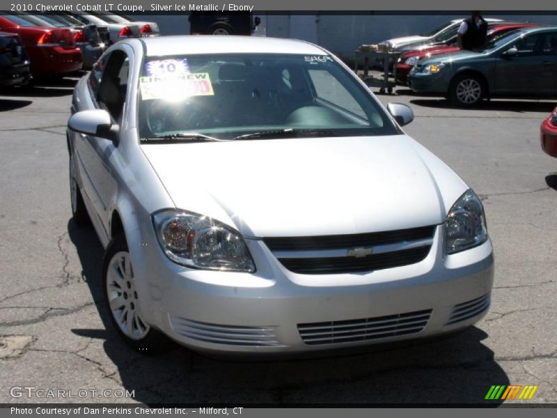 Silver Ice Metallic / Ebony 2010 Chevrolet Cobalt LT Coupe