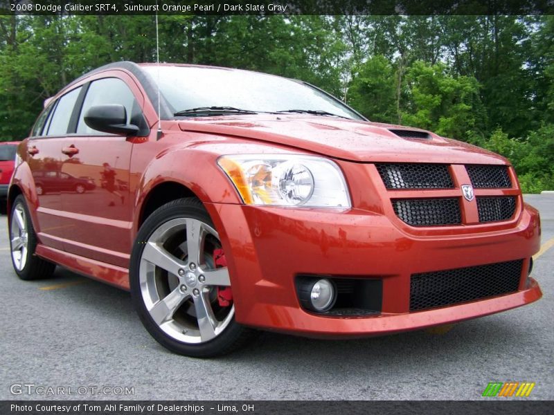 Sunburst Orange Pearl / Dark Slate Gray 2008 Dodge Caliber SRT4