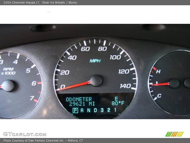 Silver Ice Metallic / Ebony 2009 Chevrolet Impala LT